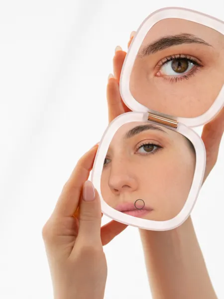 Mon Reve Mirror Mirror x10 - Διπλός Μεγεθυντικός (x10) LED Καθρέφτης Μακιγιάζ USB-C