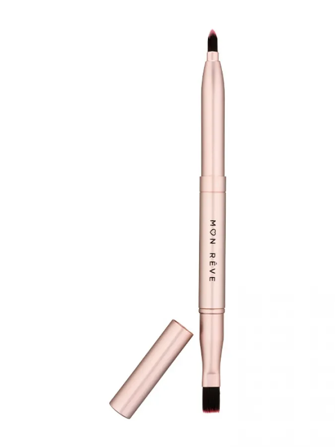 Mon Reve Dual Lip Brush - Διπλό Πινέλο Χειλιών για Τέλειο Περίγραμμα & Εφαρμογή #141