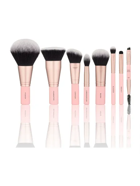 Mon Reve Les Petits 8 PCS Brush Set - Ολοκληρωμένο Σετ 8 Mini Πινέλων με Νεσεσέρ