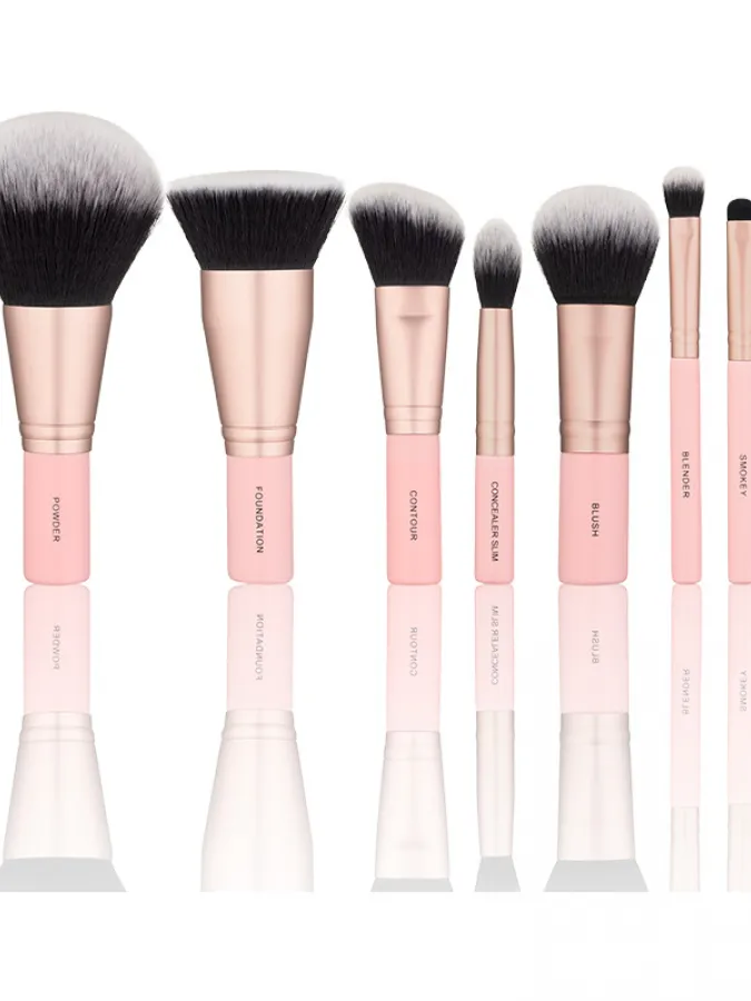 Mon Reve Les Petits 8 PCS Brush Set - Ολοκληρωμένο Σετ 8 Mini Πινέλων με Νεσεσέρ