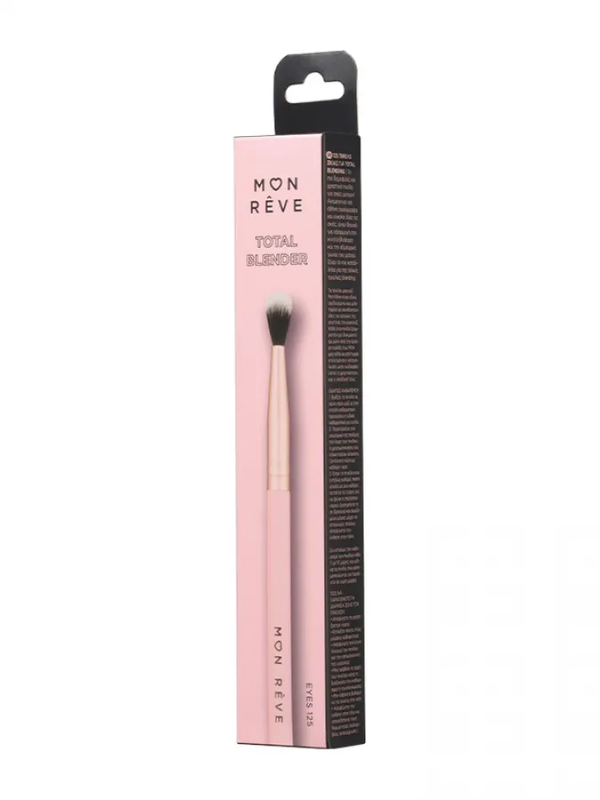 Mon Reve Total Blender Eyeshadow Brush - Φουντωτό Πινέλο Σκιάς για Ανάμειξη & Σβήσιμο #125