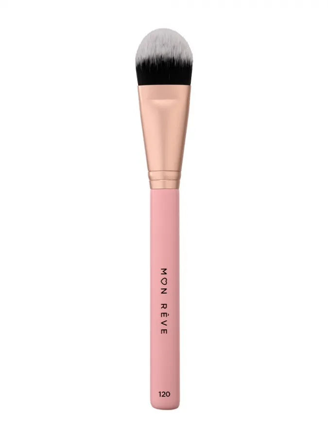 Mon Reve Flat Foundation Brush - Επίπεδο Πινέλο για Εφαρμογή Make Up #120