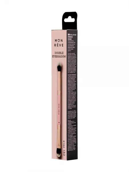 Mon Reve Double Eyeshadow Brush - Διπλό Πινέλο Σκιάς για Εφαρμογή & Blending #130