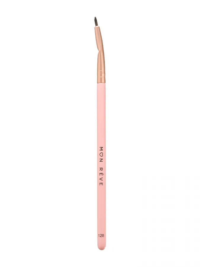 Mon Reve Fine Eyeliner Brush - Λεπτό Πινέλο Eyeliner με Επικλινή Λαβή #128
