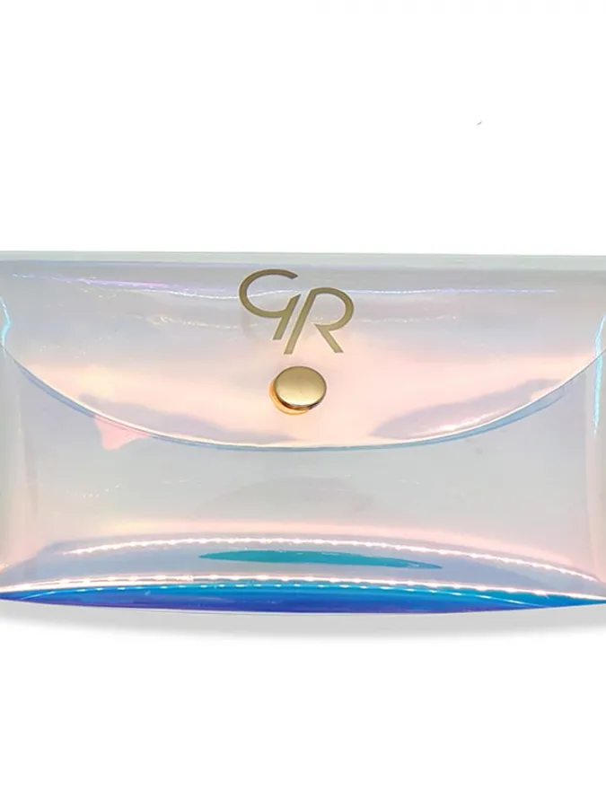 Golden Rose Hologram Make Up Bag Small