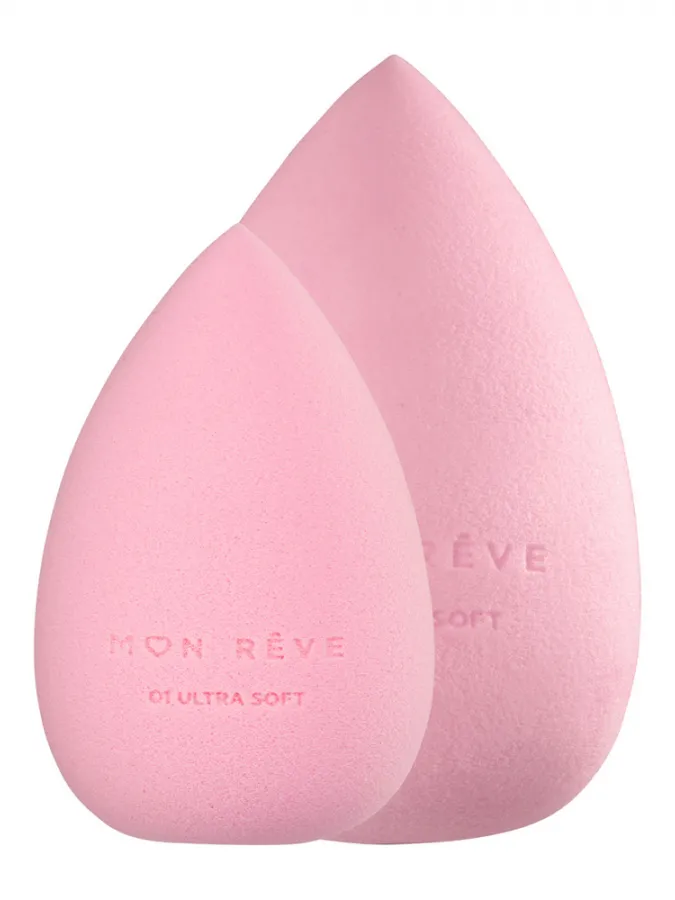 Mon Reve Makeup Sponge - Εξαιρετικά Απαλό Σφουγγαράκι Μακιγιάζ Latex-Free – #01 Ultra Soft