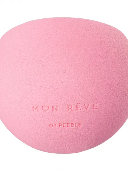 Mon Reve Makeup Sponge - Πολυμορφικό Σφουγγαράκι Μακιγιάζ με Κοφτή Άκρη – #03 Slanted Pebble