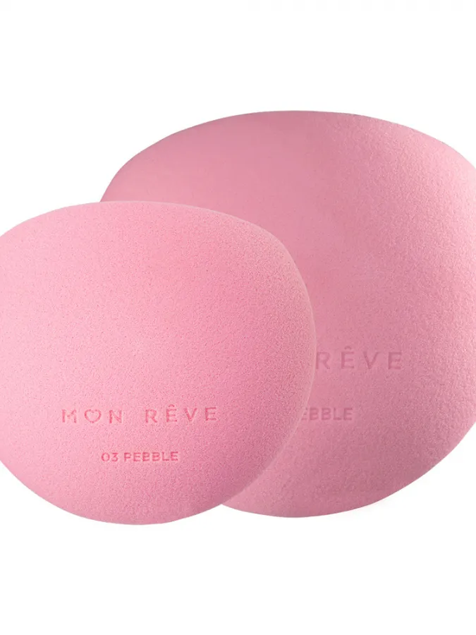 Mon Reve Makeup Sponge - Πολυμορφικό Σφουγγαράκι Μακιγιάζ με Κοφτή Άκρη – #03 Slanted Pebble