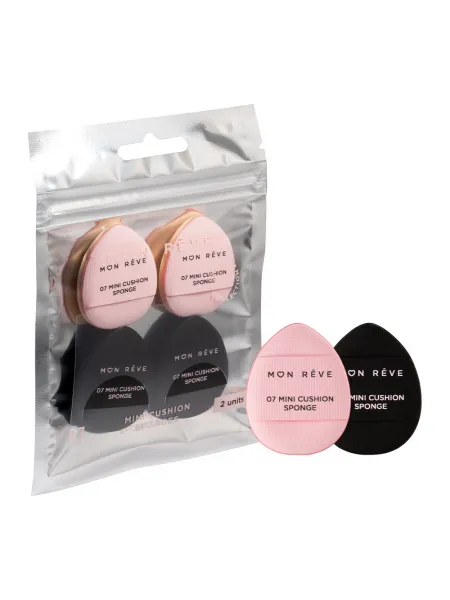 Mon Reve Makeup Sponge - Σετ 4 Μίνι Σφουγγαράκια Μακιγιάζ για Λεπτομέρειες – #07 Mini Flat Sponges