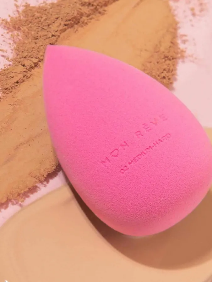 Mon Reve Makeup Sponge - Σταθερό Σφουγγαράκι Μακιγιάζ για Υψηλή Κάλυψη – #02 Medium Hard