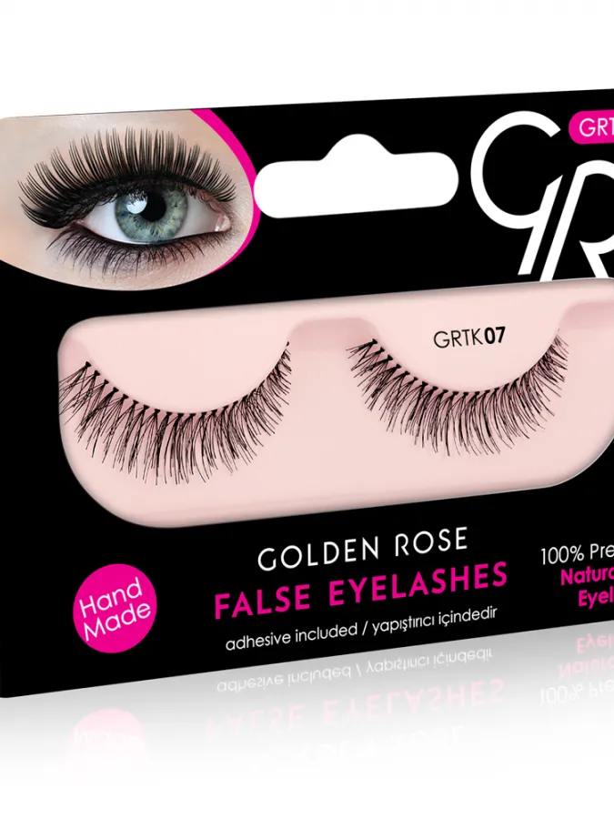 Golden Rose False Eyelashes (με φυσική τρίχα) #07