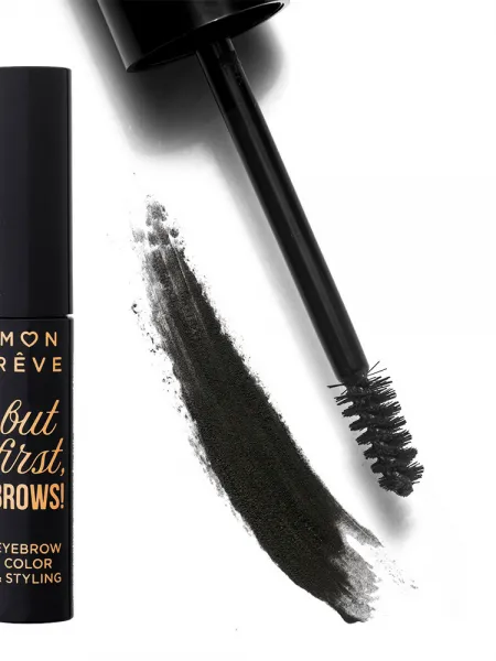 Mon Reve But First, Brows! - Αδιάβροχη Μάσκαρα Φρυδιών με Χρώμα 4ml #01