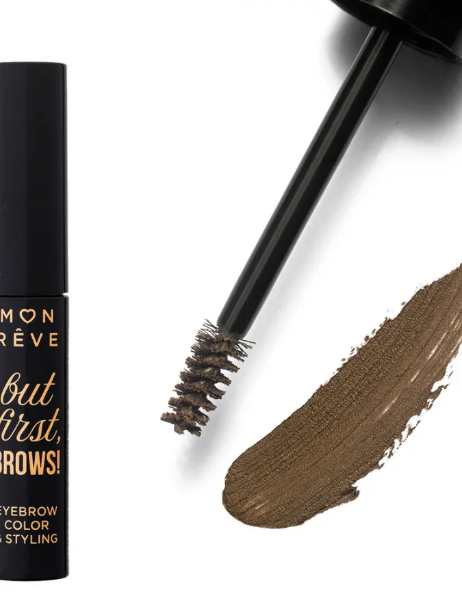 Mon Reve But First, Brows! - Αδιάβροχη Μάσκαρα Φρυδιών με Χρώμα 4ml #03
