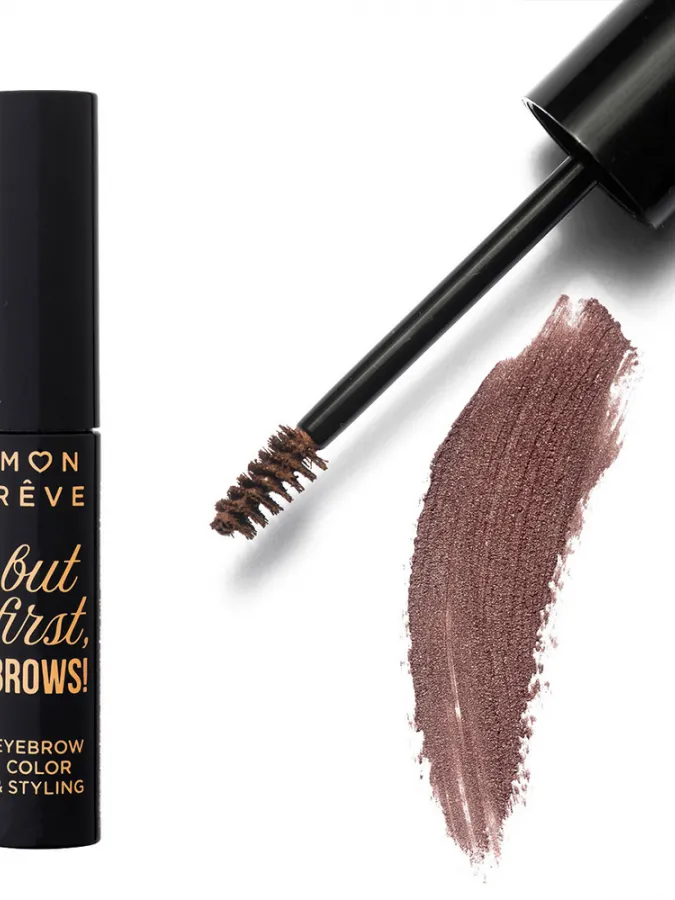 Mon Reve But First, Brows! - Αδιάβροχη Μάσκαρα Φρυδιών με Χρώμα 4ml #04