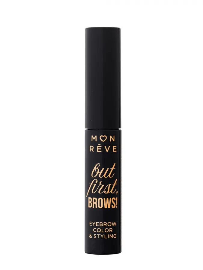 Mon Reve But First, Brows! - Αδιάβροχη Μάσκαρα Φρυδιών με Χρώμα 4ml #02