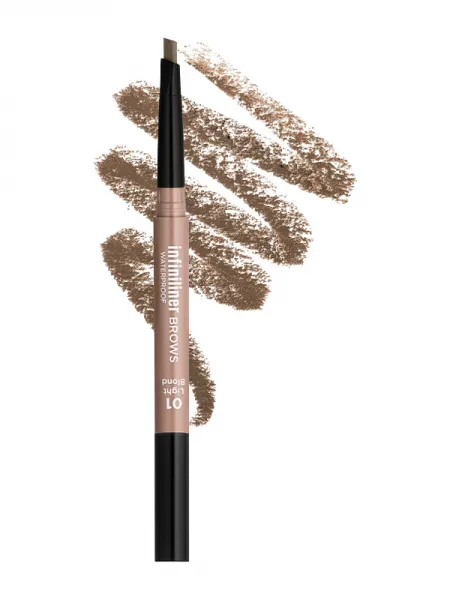 Mon Reve Infiniliner Gel Brow Pencil - Αδιάβροχο Μηχανικό Μολύβι Φρυδιών 0.3g #01 Light Blond