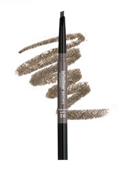 Mon Reve Infiniliner Gel Brow Pencil - Αδιάβροχο Μηχανικό Μολύβι Φρυδιών 0.3g #02 Light Brunette