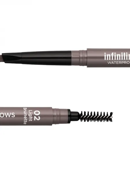 Mon Reve Infiniliner Gel Brow Pencil - Αδιάβροχο Μηχανικό Μολύβι Φρυδιών 0.3g #02 Light Brunette