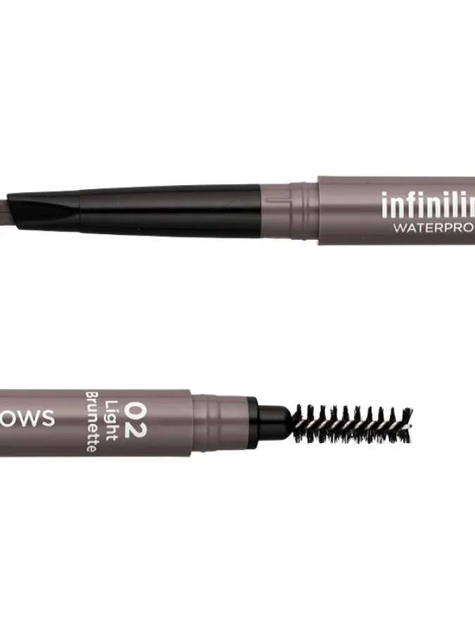 Mon Reve Infiniliner Gel Brow Pencil - Αδιάβροχο Μηχανικό Μολύβι Φρυδιών 0.3g #02 Light Brunette