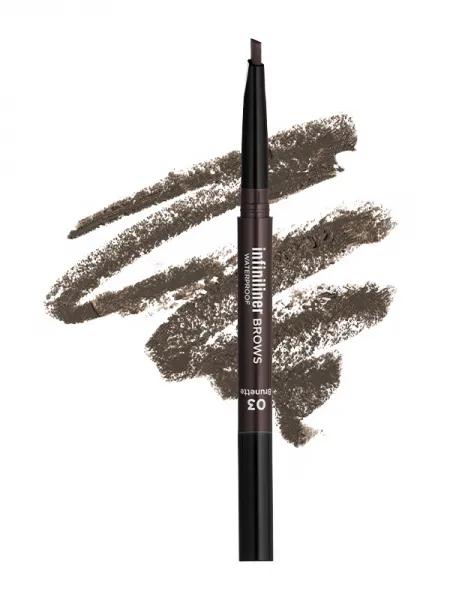 Mon Reve Infiniliner Gel Brow Pencil - Αδιάβροχο Μηχανικό Μολύβι Φρυδιών 0.3g #03 Brunette