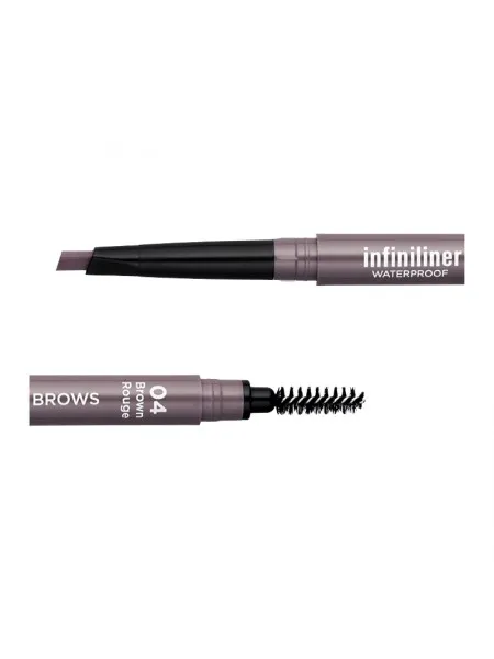Mon Reve Infiniliner Gel Brow Pencil - Αδιάβροχο Μηχανικό Μολύβι Φρυδιών 0.3g #04 Brown Rouge