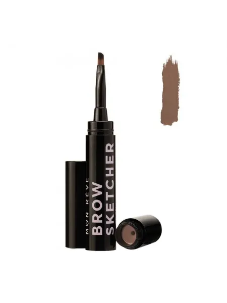 Mon Reve Brow Sketcher - Μακράς Διάρκειας Αδιάβροχο Τζελ Φρυδιών 1.6gr #03 Light Brown