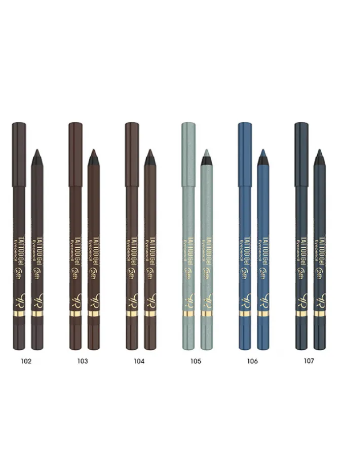 Golder Rose Tattoo Gel Eye Liner Pencil Waterproof 1,2gr - #102