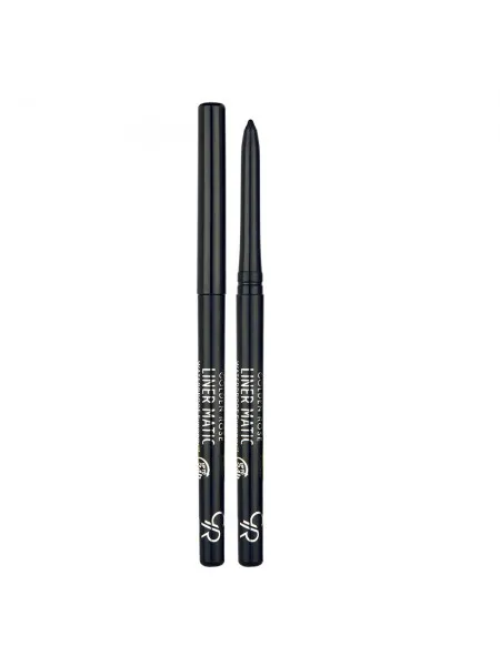 Golden Rose Liner Matic Waterproof Eye Pencil - Αδιάβροχο Μηχανικό Μολύβι Ματιών – #201 BLACK