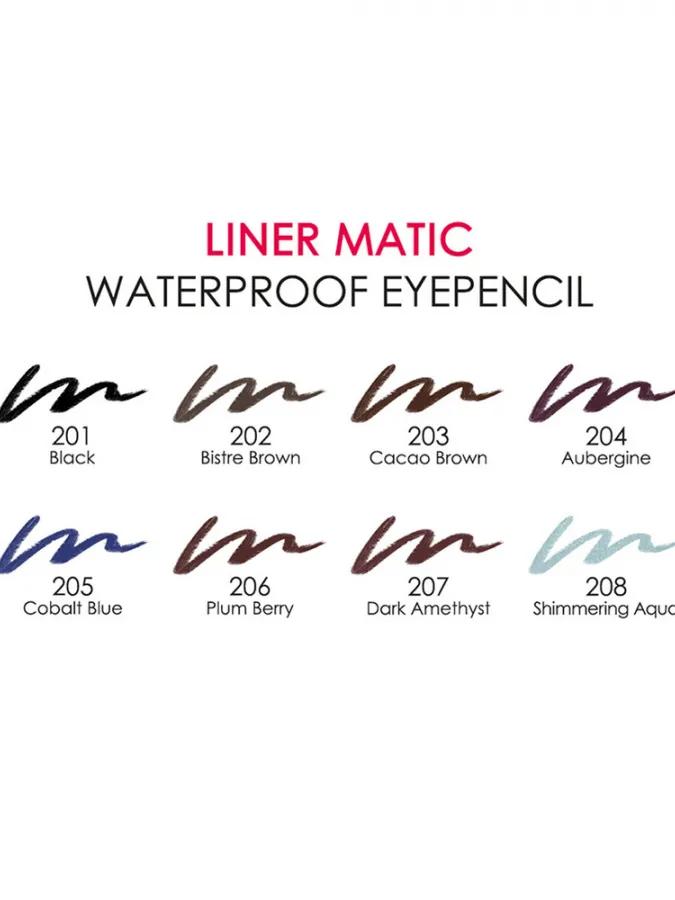 Golden Rose Liner Matic Waterproof Eye Pencil - Αδιάβροχο Μηχανικό Μολύβι Ματιών – #201 BLACK