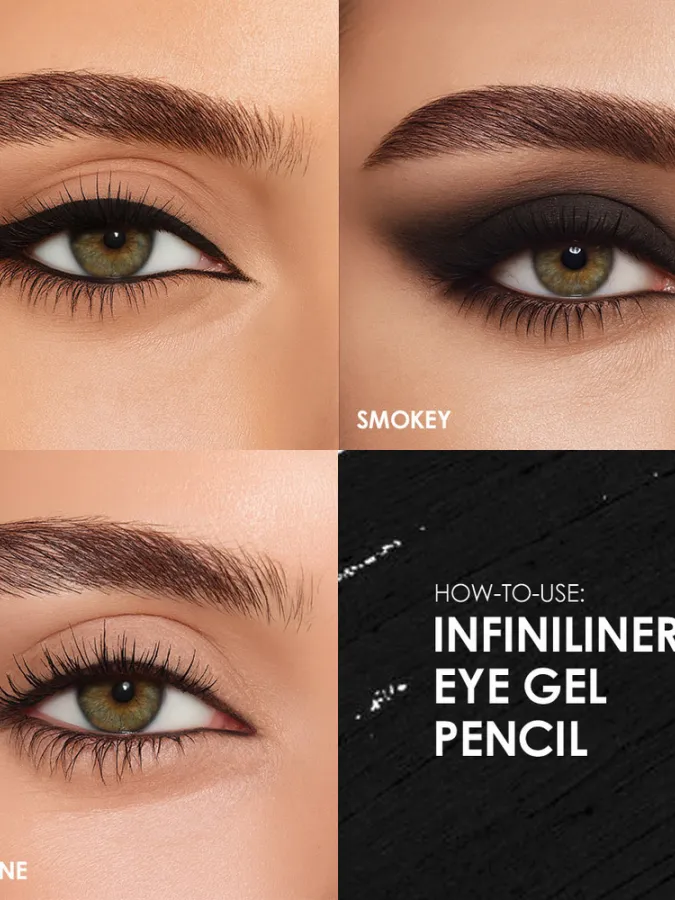 Mon Reve Infiniliner Eye Gel Pencil - Αδιάβροχο Μηχανικό Μολύβι Ματιών Μακράς Διάρκειας 1.2gr – #03 Gray Black