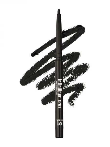 Mon Reve Infiniliner Eye Gel Pencil - Αδιάβροχο Μηχανικό Μολύβι Ματιών Μακράς Διάρκειας 1.2gr – #01 Black