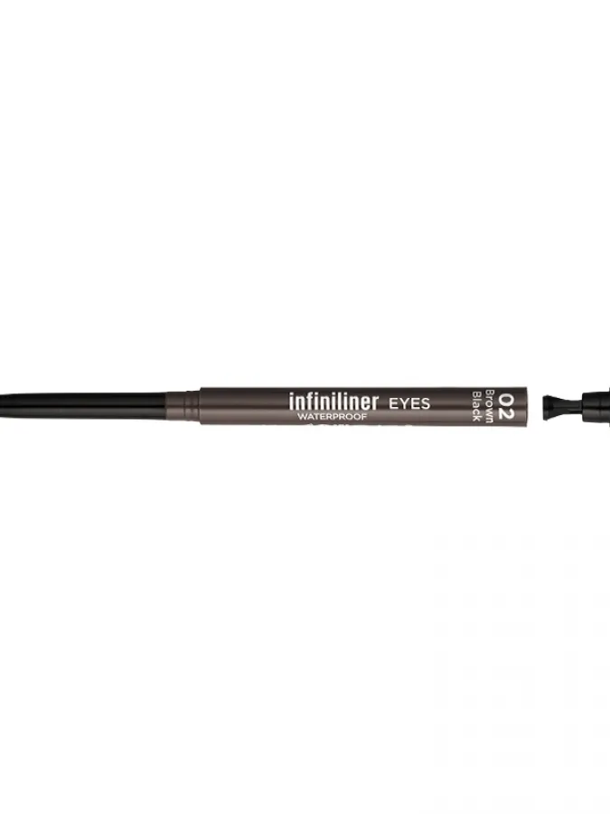 Mon Reve Infiniliner Eye Gel Pencil - Αδιάβροχο Μηχανικό Μολύβι Ματιών Μακράς Διάρκειας 1.2gr – #02 Brown Black