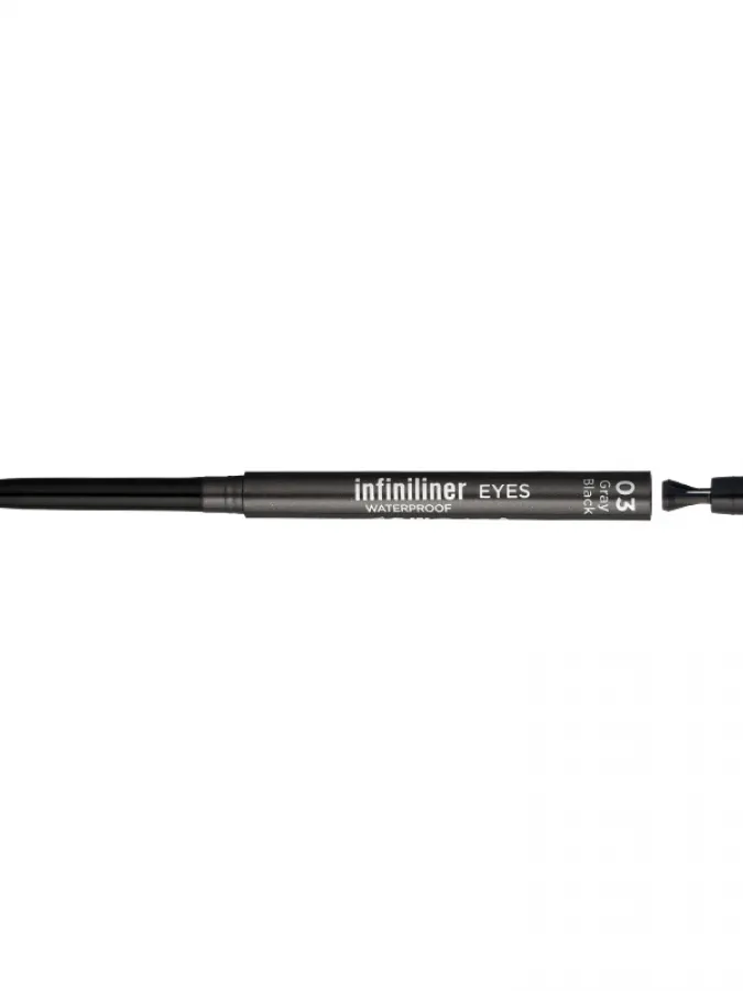 Mon Reve Infiniliner Eye Gel Pencil - Αδιάβροχο Μηχανικό Μολύβι Ματιών Μακράς Διάρκειας 1.2gr – #03 Gray Black