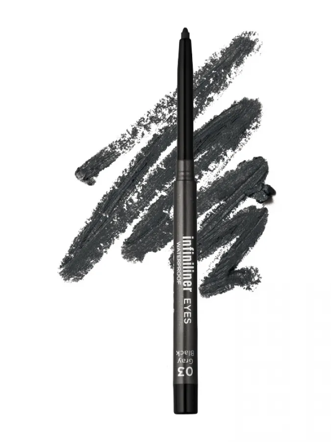 Mon Reve Infiniliner Eye Gel Pencil - Αδιάβροχο Μηχανικό Μολύβι Ματιών Μακράς Διάρκειας 1.2gr – #03 Gray Black