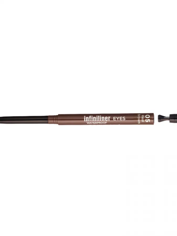 Mon Reve Infiniliner Eye Gel Pencil - Αδιάβροχο Μηχανικό Μολύβι Ματιών Μακράς Διάρκειας 1.2gr – #05 Real Brown