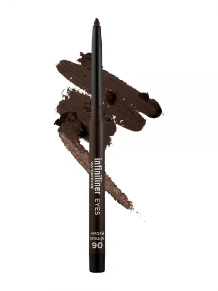 Mon Reve Infiniliner Eye Gel Pencil - Αδιάβροχο Μηχανικό Μολύβι Ματιών Μακράς Διάρκειας 1.2gr – #06 Almost Brown