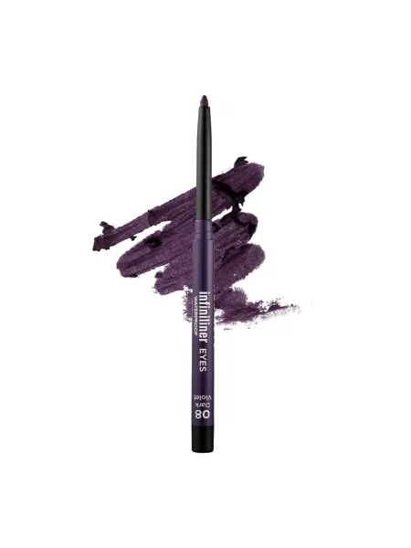 Mon Reve Infiniliner Eye Gel Pencil - Αδιάβροχο Μηχανικό Μολύβι Ματιών Μακράς Διάρκειας 1.2gr – #08 Dark Violet