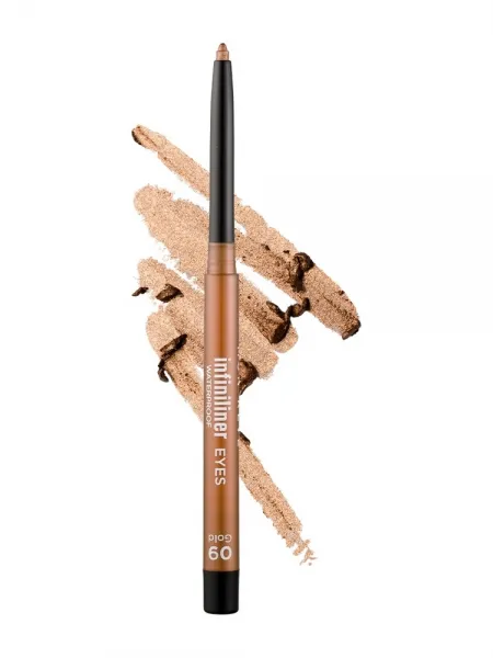 Mon Reve Infiniliner Eye Gel Pencil - Αδιάβροχο Μηχανικό Μολύβι Ματιών Μακράς Διάρκειας 1.2gr – #09 Gold