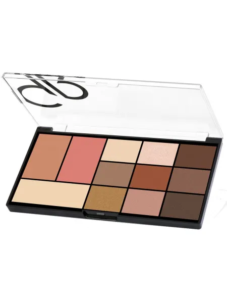 City Style Face & Eye Palette GR - #01 Warm Nude
