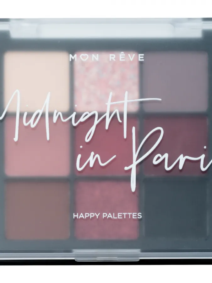 Mon Reve Happy Palettes - Παλέτα Σκιών 9 Αποχρώσεων 15gr #02 Midnight in Paris