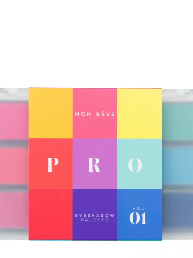 Mon Reve Pro Eyeshadow Palette - Παλέτα Σκιών 15 Αποχρώσεων 15gr #Vol 01