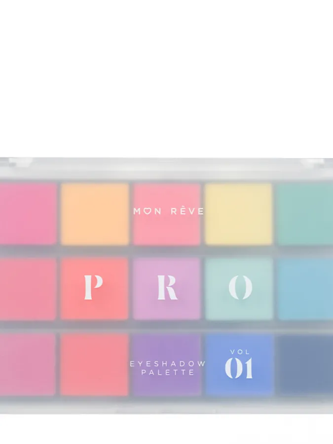 Mon Reve Pro Eyeshadow Palette - Παλέτα Σκιών 15 Αποχρώσεων 15gr #Vol 01