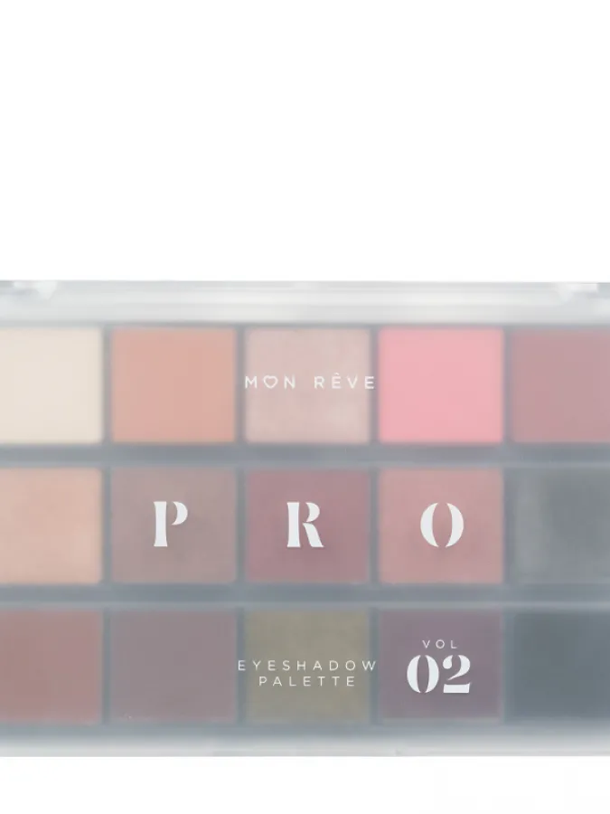 Mon Reve Pro Eyeshadow Palette - Παλέτα Σκιών 15 Αποχρώσεων 15gr #Vol 02