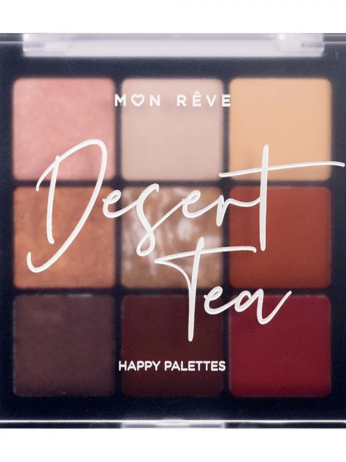 Mon Reve Happy Palettes - Παλέτα Σκιών 9 Αποχρώσεων 15gr #07 Desert Tea