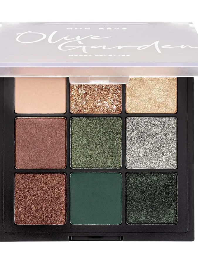 Mon Reve Happy Palettes - Παλέτα Σκιών 9 Αποχρώσεων 15gr #06 Olive Garden