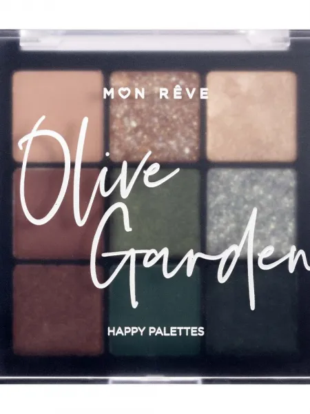 Mon Reve Happy Palettes - Παλέτα Σκιών 9 Αποχρώσεων 15gr #06 Olive Garden