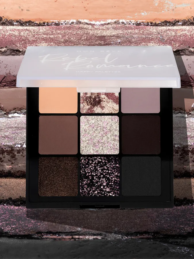 Mon Reve Happy Palettes - Παλέτα Σκιών 9 Αποχρώσεων 15gr #10 Rebel Romance