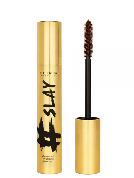 Elixir Slay Mascara Brown - Μάσκαρα για Όγκο, Μήκος & Διαχωρισμό 12ml #348 Καφέ