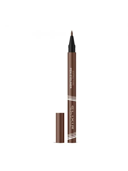 Elixir Extra Thin Pen Eyeliner 1ml #002 BROWN CAFE
