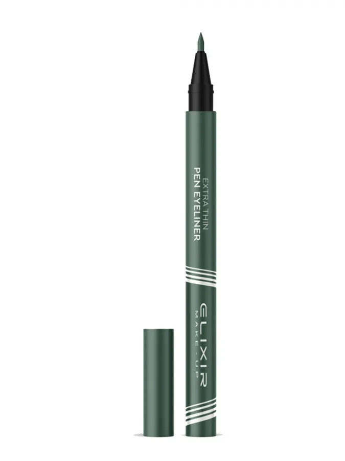 Elixir Extra Thin Pen Eyeliner 1ml #004 FOREST GREEN Elixir Extra Thin Pen Eyeliner 1ml #004 FOREST GREEN